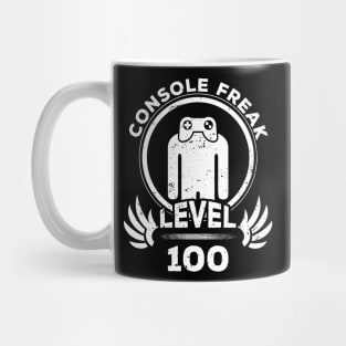 Level 100 Console Freak Video Game Fan Gift Mug